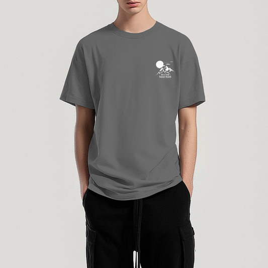Lucky Cat T-Shirt - Charcoal