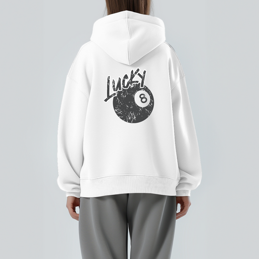 Lucky 8 Ball Hoodie - Off White