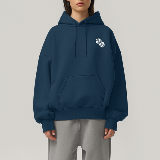 Poker Card Hoodie - Navy